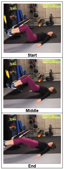 Hamstring Curl To a Hip Raise- Total Resistance Exercises.