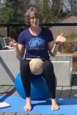 Thigh Ball Squeeze- Healthy Pelvic Floor