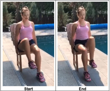 Knee Lifts- Seated Core Strengthening Moves to Improve Balance 