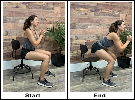 13 Chair Squat