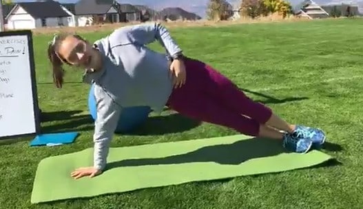 4.A - Side Plank from the Ground - Straight-Arm