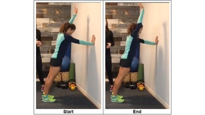 Wall Plank Reach- Strength Workout for Beginners