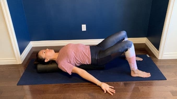 1a - Angel Arms on Foam Roller