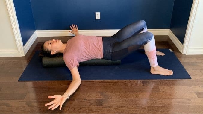 1b - Angel Arms on Foam Roller