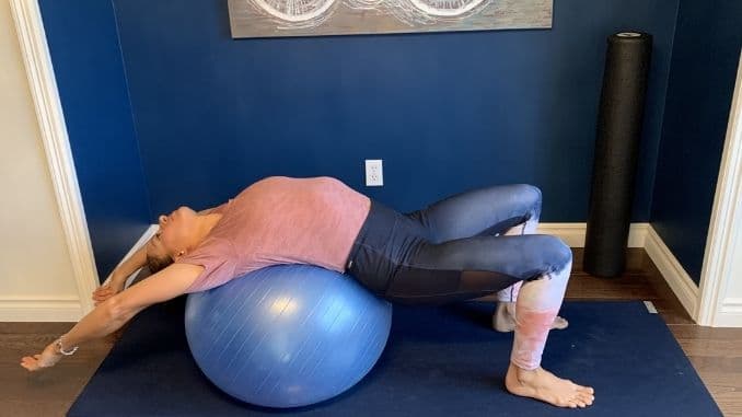 3c - Front Body Opener on Stability Ball