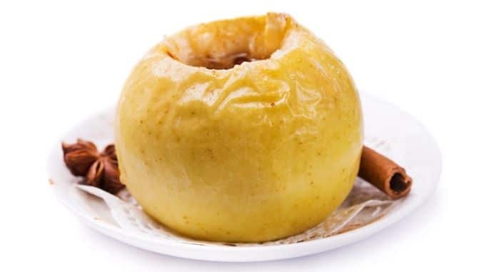 Baked apple