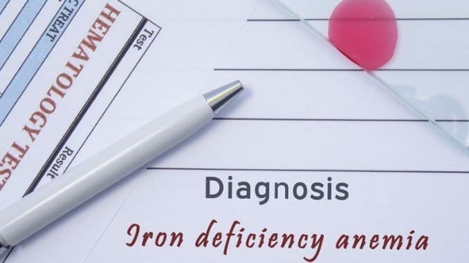 Diagnosis Iron deficiency anemia