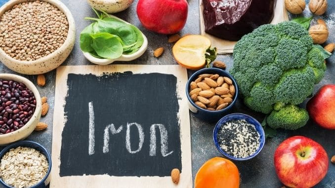 Food with iron