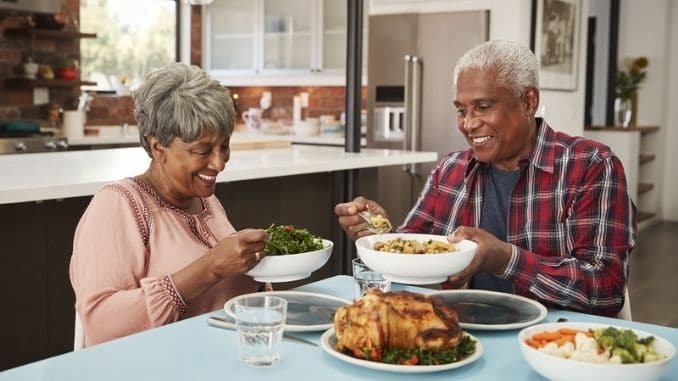 Couple Enjoying Meal