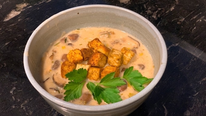 Hearty Cream of Mushroom Soup