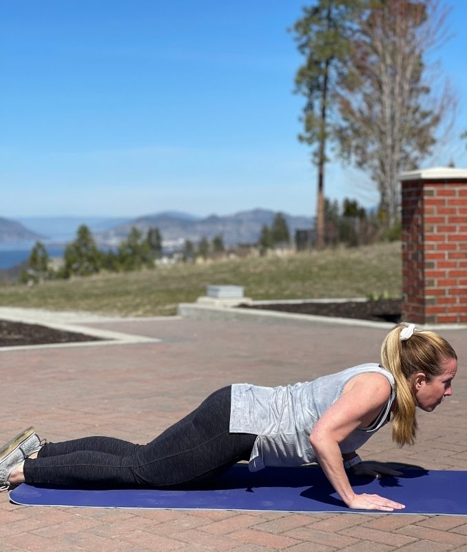 Push Up from Knees 2