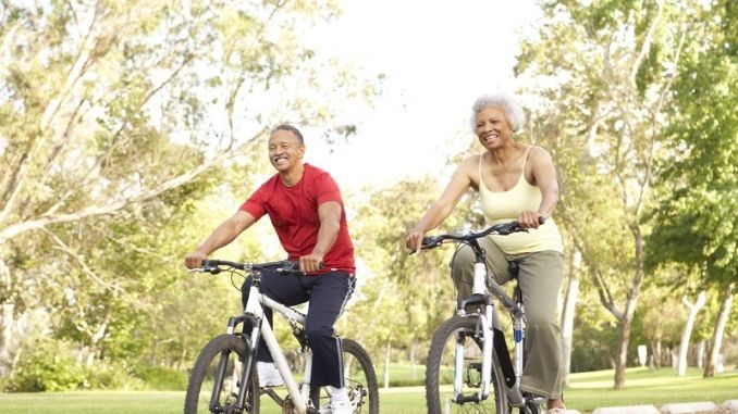 Riding Bikes In Park