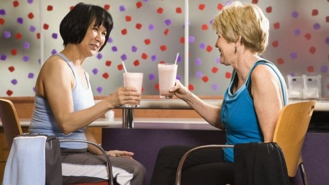 Women sitting with drinks