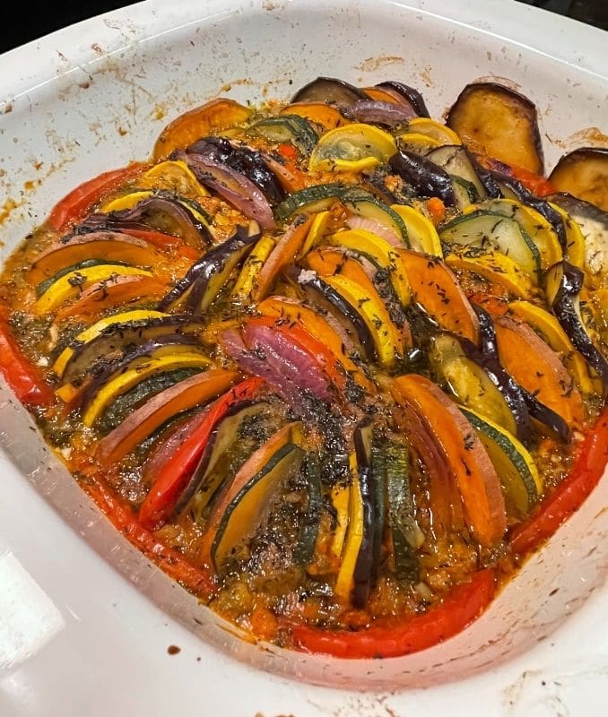 Serve while hot- Ratatouille