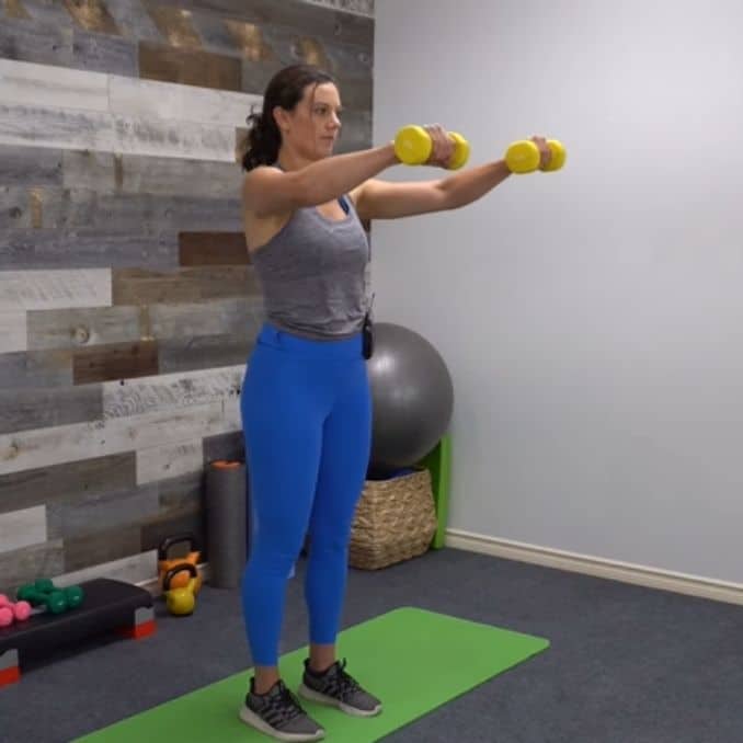 Front Shoulder Raises 2- 5 Yoga Poses for Better Posture