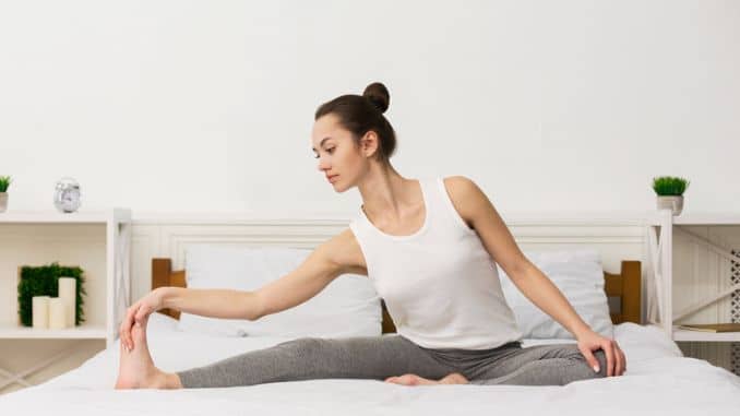 Bed Yoga for Tight Hips