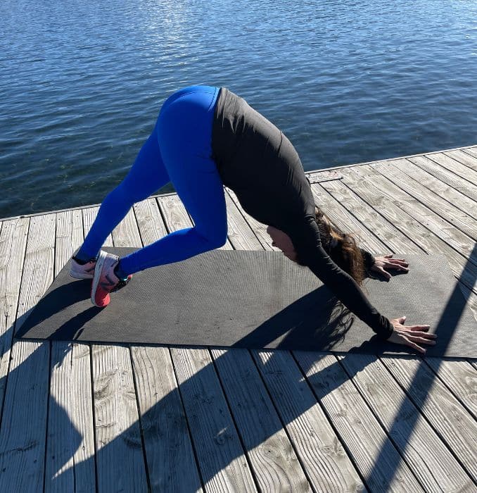 Downward Dog with Alternating Knees 1