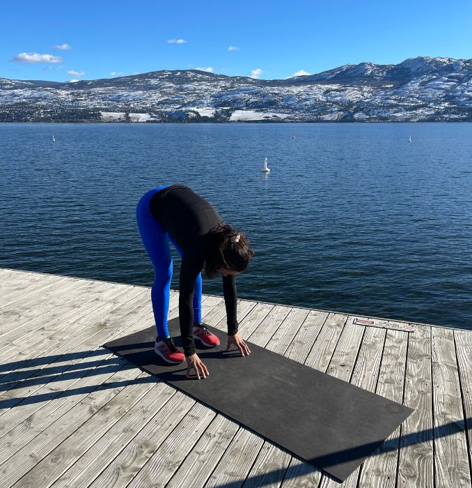 Forward Fold to High-Low Plank 2