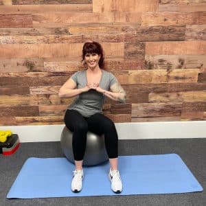 Stability ball core exercises - Lifelong Wellness