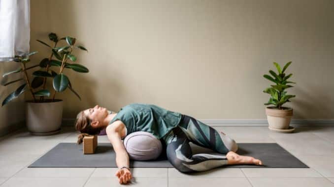 Supine Spinal Twist