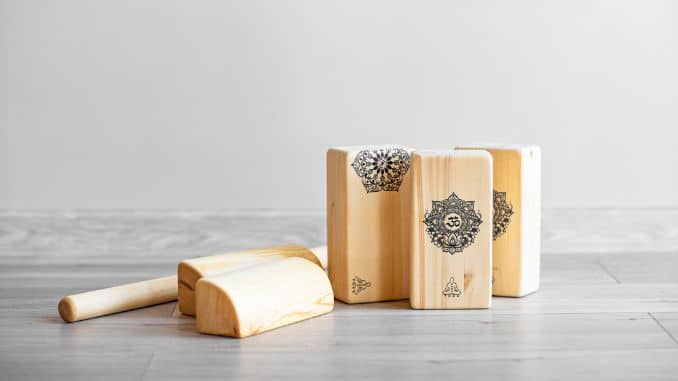 wooden yoga blocks - Yoga Block Poses