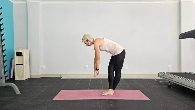 Standing hamstring Stretch