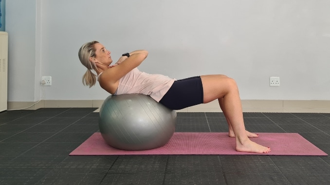 Stability Ball Crunch