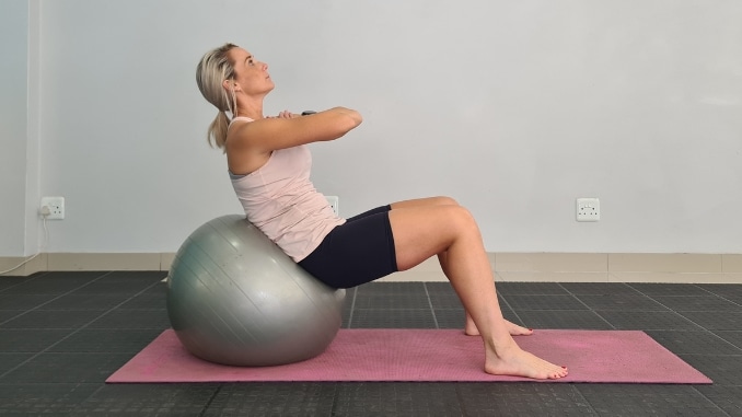 Stability Ball Crunch