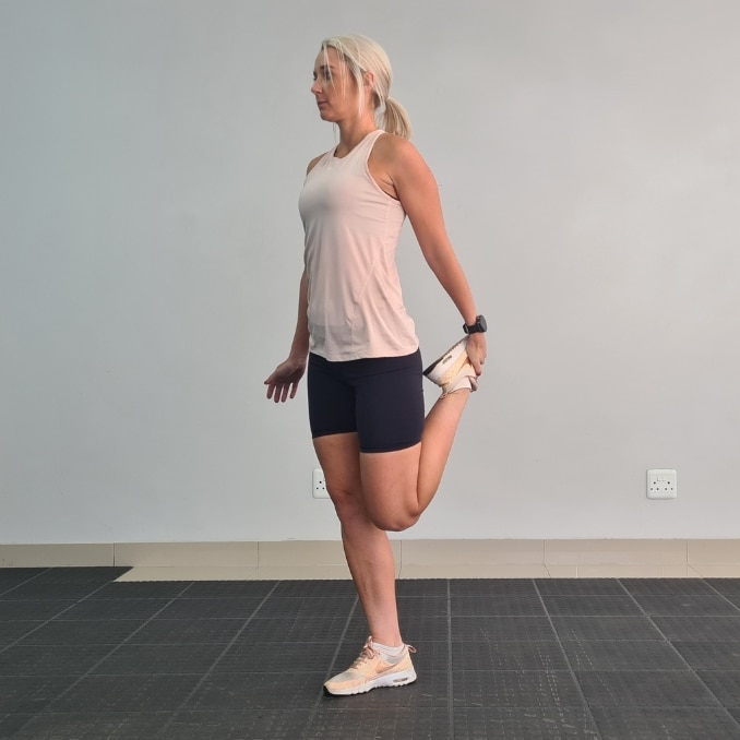 Standing Quad Stretch - Vastus Lateralis Stretch