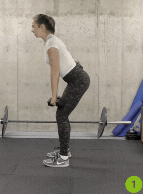 Deadlift to Row