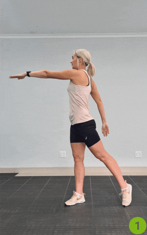 Side Reaches - strength training for energy