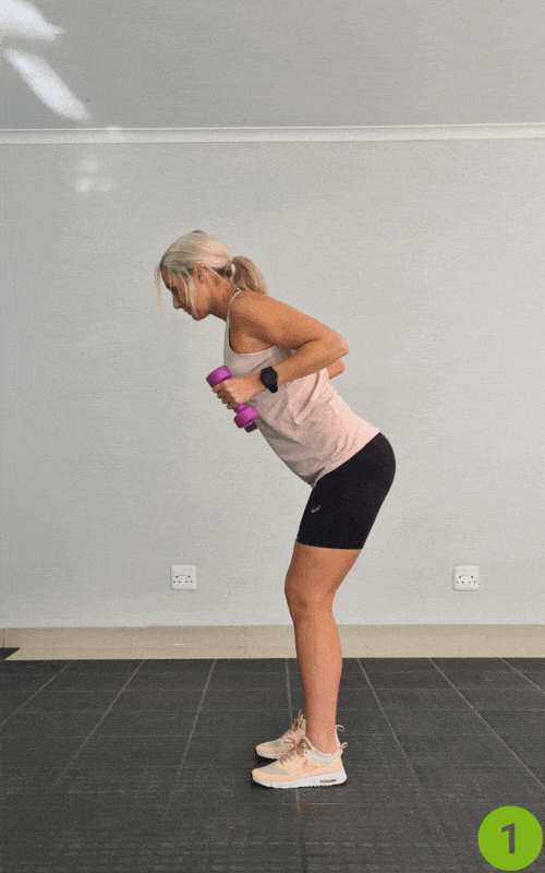 Tricep Kickbacks - strength training for energy